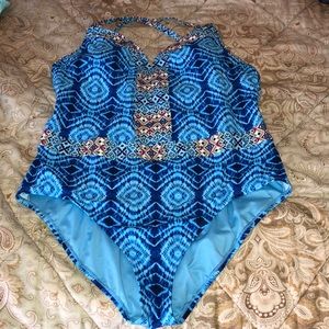 Bleu 🏝 women’s swimsuit, Size 22. Worn twice!
